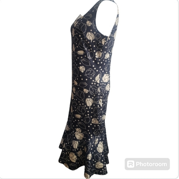 Fortric Sleeveless Fishtail Floral Dress - Size L - Picture 2 of 6